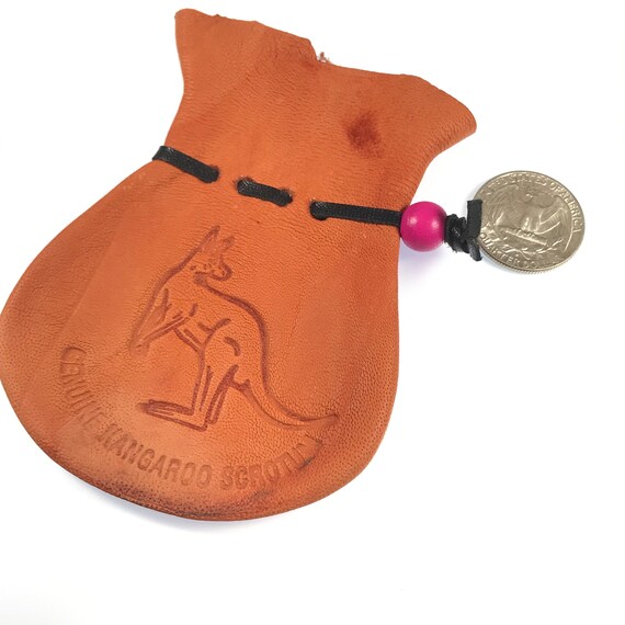 Kangaroo Scrotum Bag Coin Purse Oddities Dice Bag White Elephant Gift Gag Gift Birthday Gift Small With Stamp 1112 Etsy UK