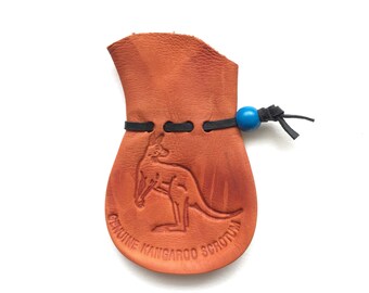Kangaroo Scrotum Bag / Oddities / Birthday Gift / Small with Stamp #337