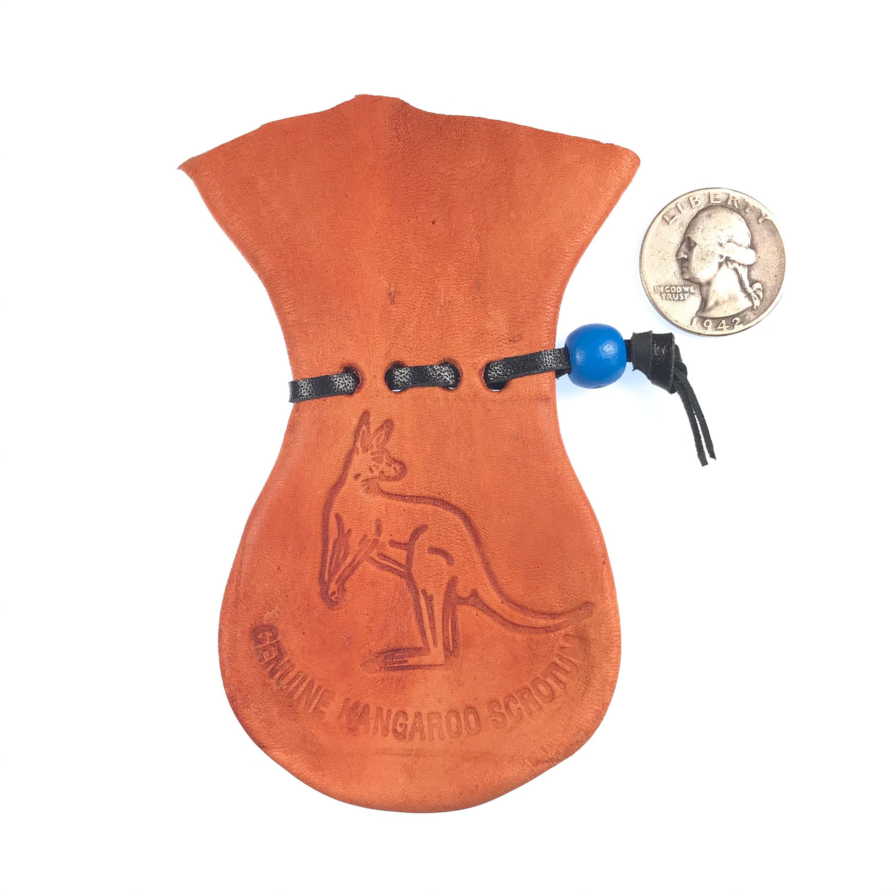 Kangaroo scrotum shop coin purse