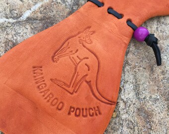 Kangaroo Scrotum Large with Stamp #346