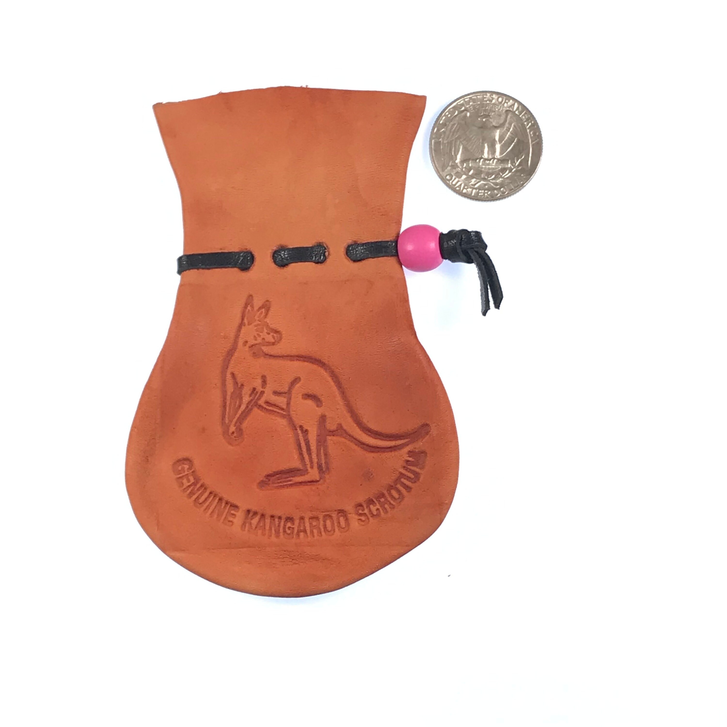 Kangaroo testicle purse hot sale