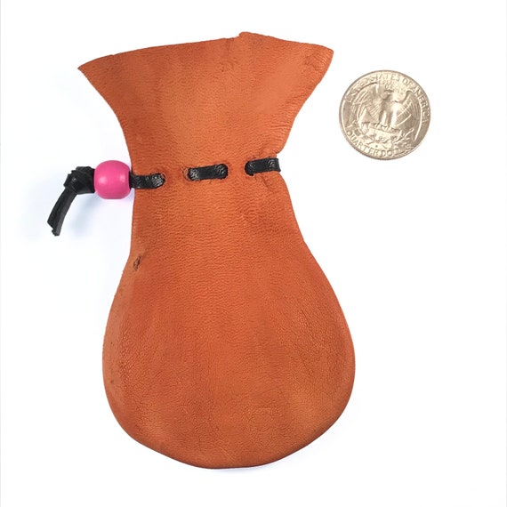 scrotum tobacco pouch Buffalo Draw String Bag Kangaroo Scrotum Medium Size With