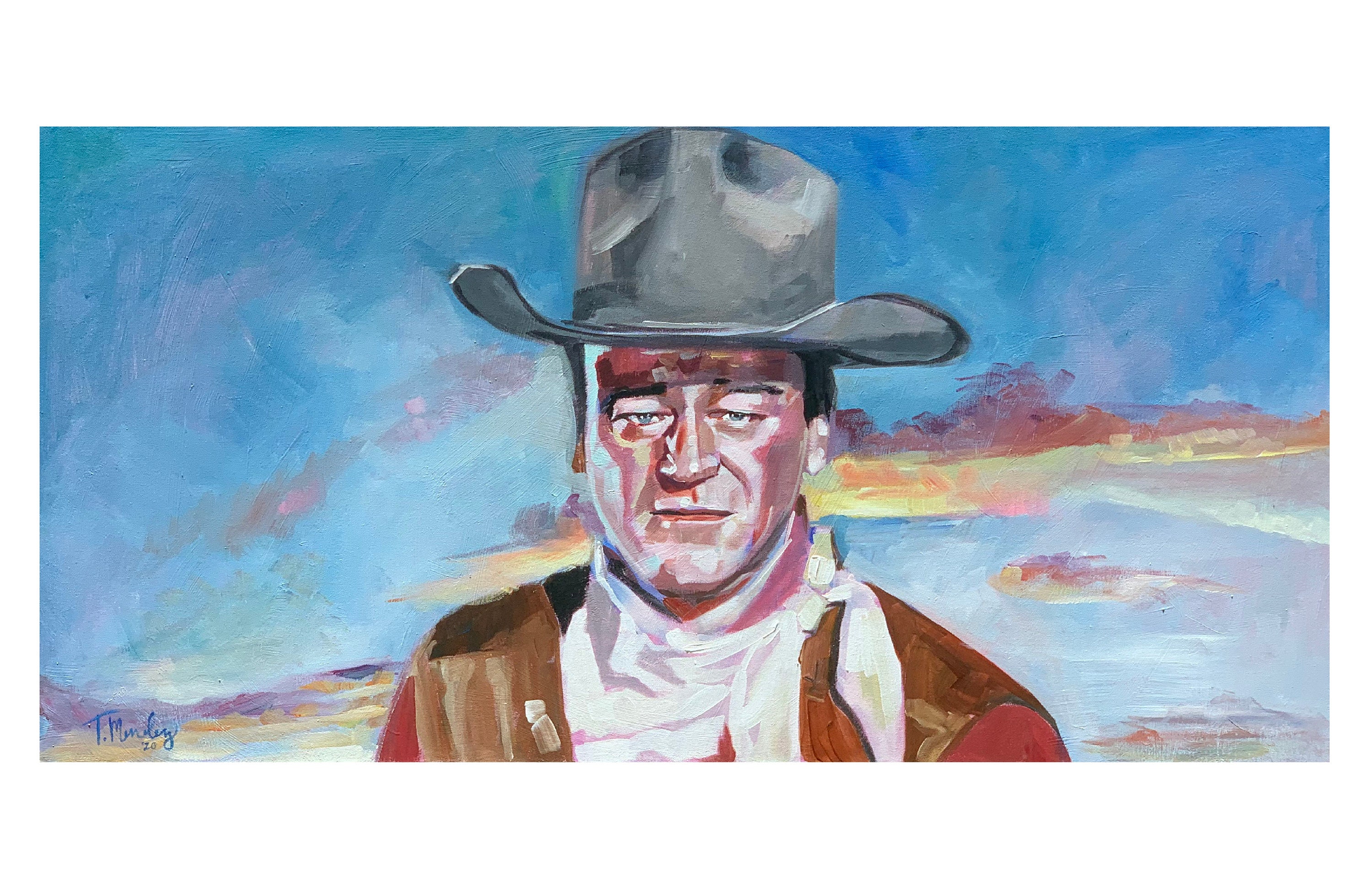 Saloon print combo Clint Eastwood Art print John Wayne art Etsy.de