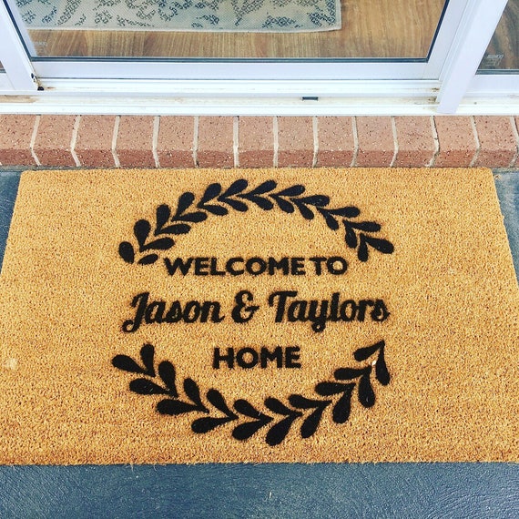 Extra Large 100x60cm Double Door Mat Wedding Anniversary Etsy