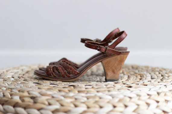 vintage strappy sandals