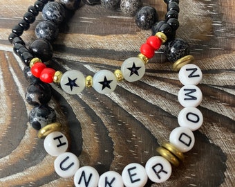 Hunker Down Star Stack // Beaded GA Bracelets