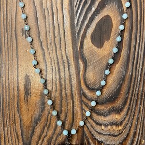 Baby Blue Bullhead Rosary image 2