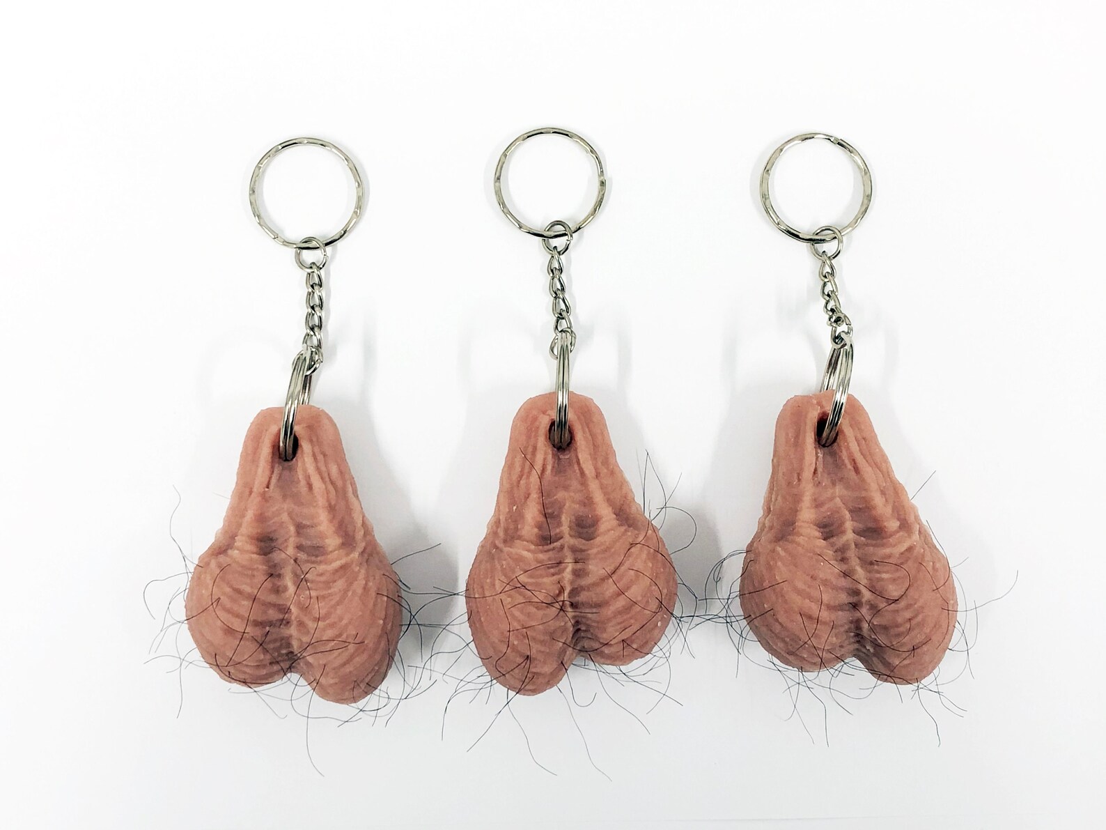 Silicone Testicle Ballsack Keyring Keychain Etsy