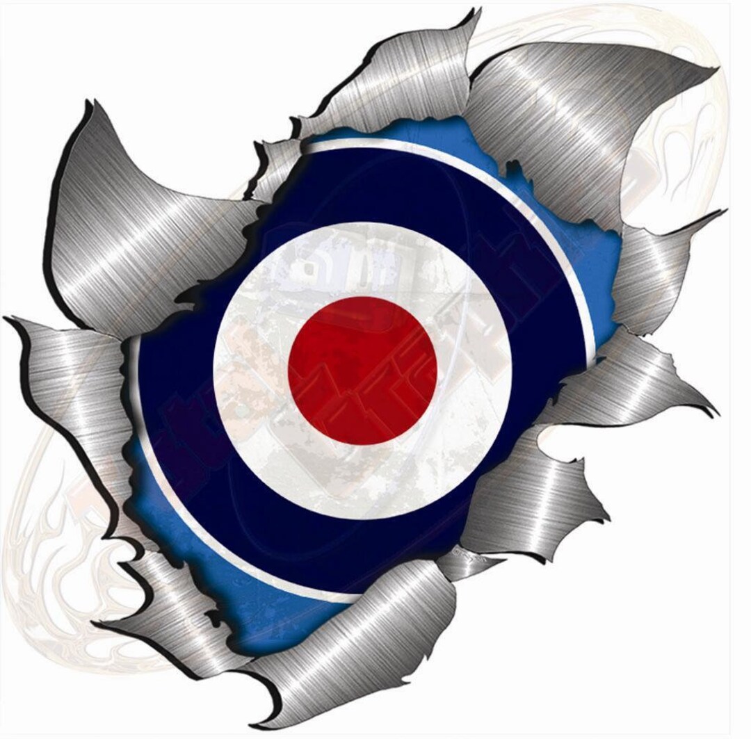 Target Destroyed Sticker Vector Single Metal Rip Torn Open Target Mod Sticker - Etsy