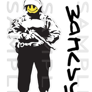 Riot Cop, 2004 - Banksy Explained