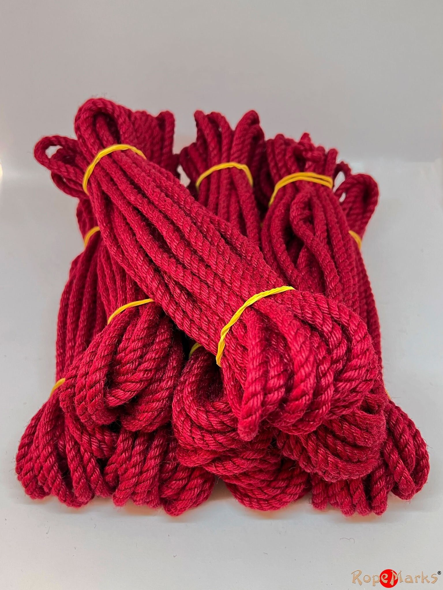 Custom~ Small Rope Bit Gag, 5/16 Cotton Rope BDSM Gag – Vixen's
