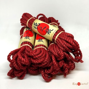 Asanawa (麻縄) | 5mm Red, Jute, Rope | Ogawa
