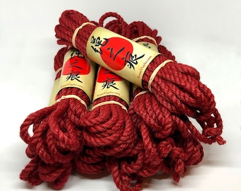 Asanawa (麻縄) | 5mm Red, Jute, Rope | Ogawa