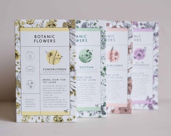 Botanic Flower Seeds - Summer, Bee & Butterfly, Rock Garden Mix
