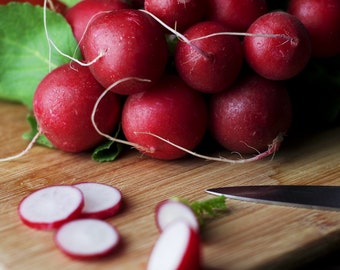 Heirloom Cherry Belle Radish Seeds - Raphanus sativus - B287