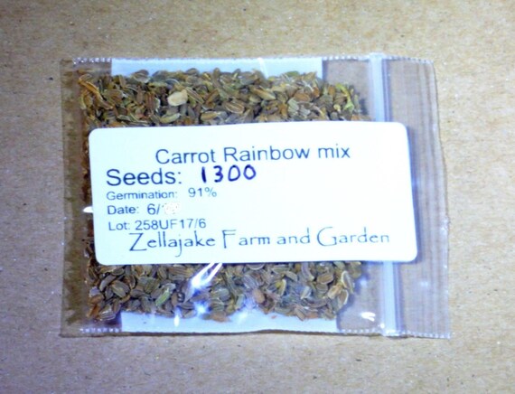 rainbow blend carrot seeds select 400 to 1 lb you pick many etsy