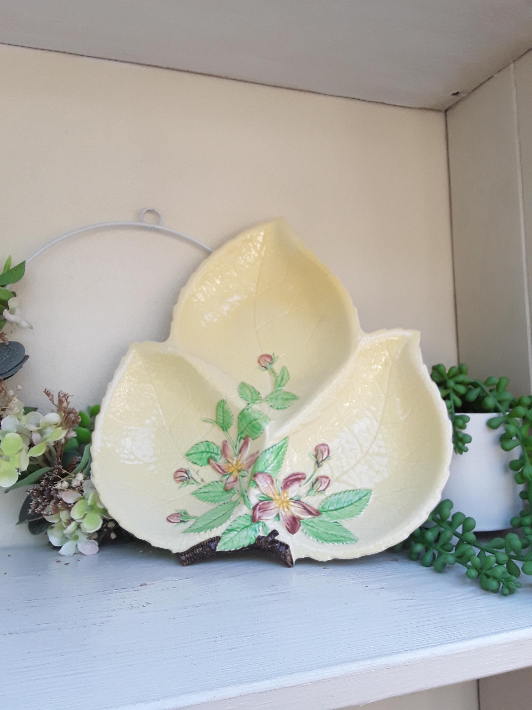 Théière Vintage Carlton Ware Angleterre - Forme Poire, Marron Et Jaune