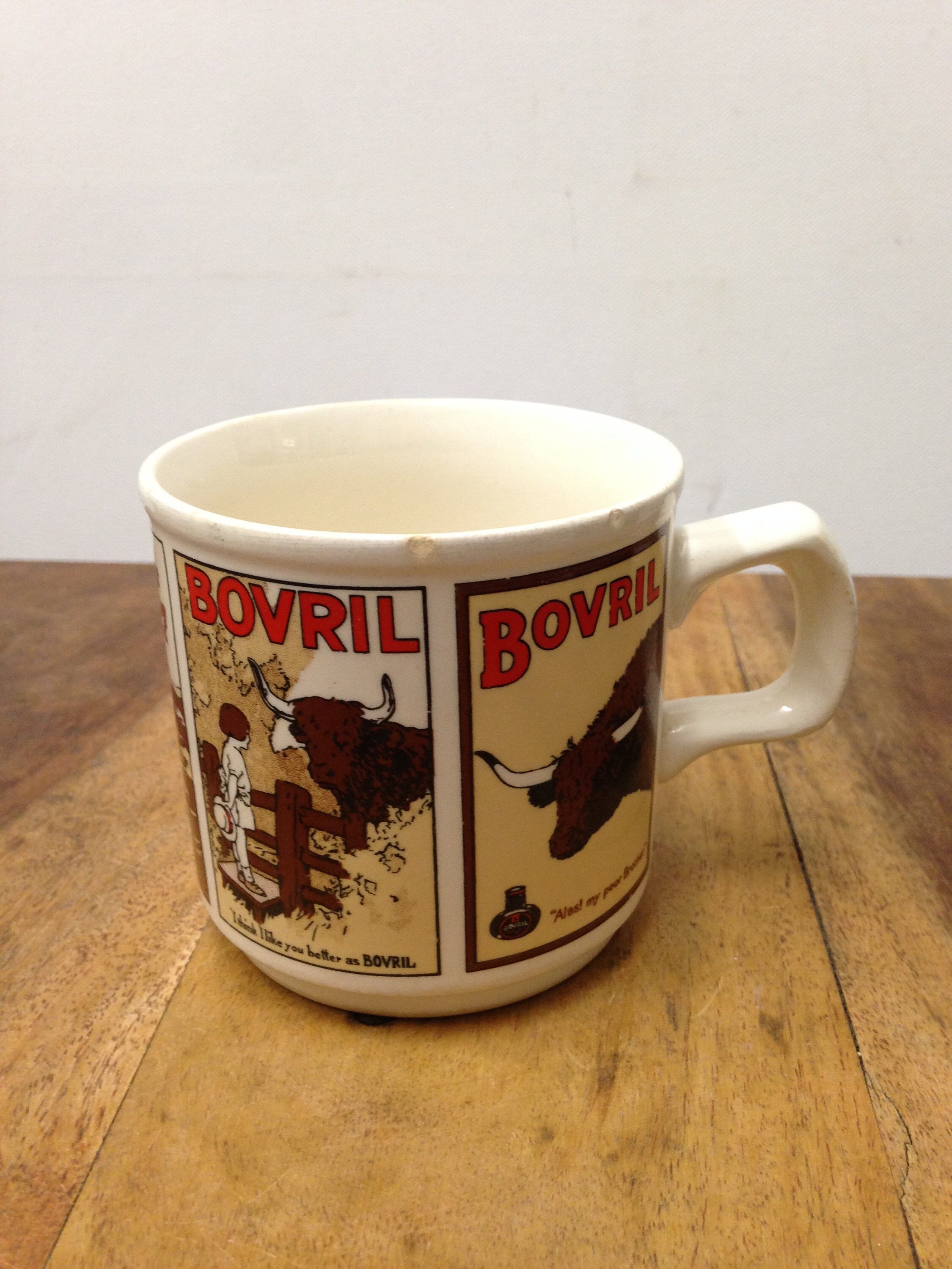 Bovril Vintage Advertising Signs Mug / Cup. Sari Fabric Etsy