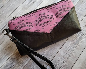 Purple Ouiji Spiritboard Harlequin Clutch Wallet