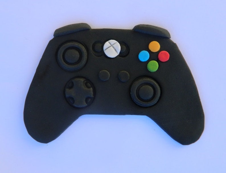 1 large edible xbox controller cake topper game cake etsy