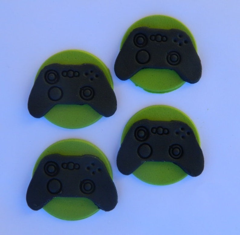 12 edible XBOX CONTROLLER cupcake topper game cake decoration Etsy