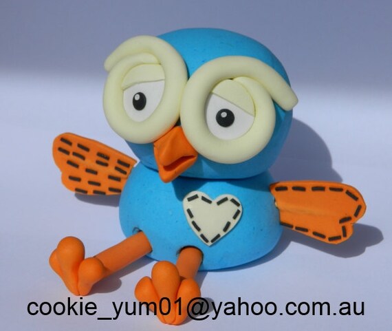 1 Edible 3d Hoot From Giggle Hoot Owl Cake Decoration Topper Etsy