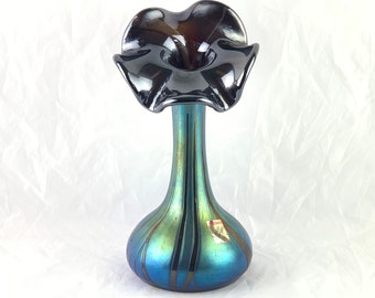 Vintage Cut Glass Vaseレトロ ガラス 花瓶 ステンドグラス ステンドグラス花瓶 | iichi 日々の暮らしを心地よくする