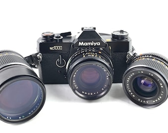 Rare Mamiya NC1000 kit, Mamiya Camera, Vintage Camera, 60&#39;s Camera, Film Camera, 35mm Camera, Japanese Camera, SLR Camera, Photography