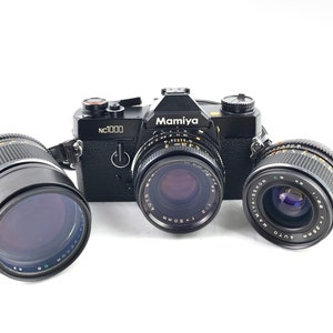 Rare Mamiya NC1000 kit, Mamiya Camera, Vintage Camera, 60's Camera, Film Camera, 35mm Camera, Japanese Camera, SLR Camera, Photography