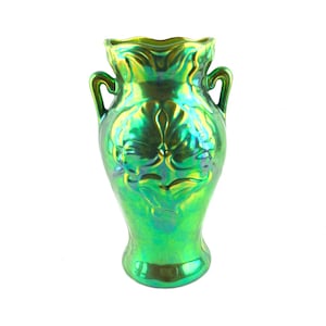 Rare Zsolnay pecs vase, Eosin vase, Hungarian vase, Art Nouveau style, Vintage vase, Home and Living, Home decor, Vases