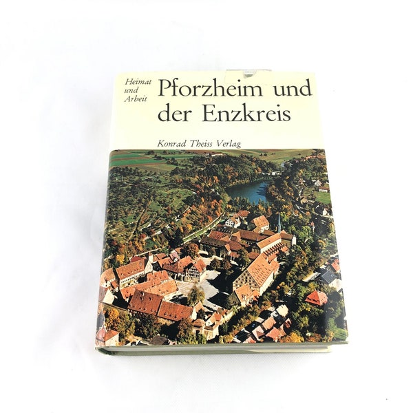 Chronicle of a town in Germany, Pforzheim Und Der Enzkreis, Konrad Theiss, Local Interest, Vintage book, History book, Books, reference book