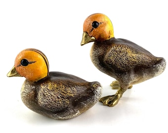 Elli Malevolti Duck Figurine: Hand-carved, Italian Art Collectible