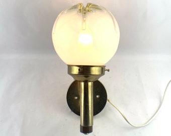 Mid-Century Murano Glass Sconce: Mazzega 60s Wall Light