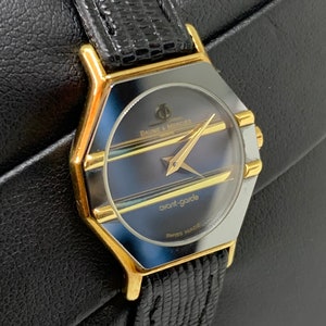 Vintage watch, Swiss watch, Baume & Mercier, Luxury Gold Watch, Avant Garde, ladies watch, quartz watch, Wrist watch, Watches