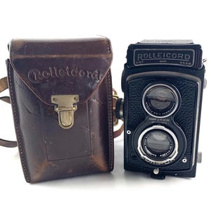 Appareil photo Rolleicord IIb TLR vintage : pellicule 120 mm, appareil photo allemand, années 30