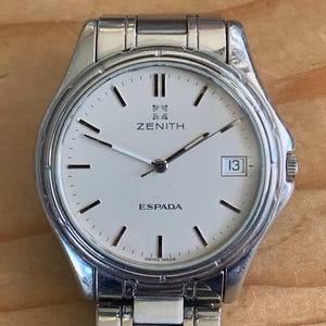 Vintage Zenith Espada Quartz Watch - Swiss Made Gents Watch