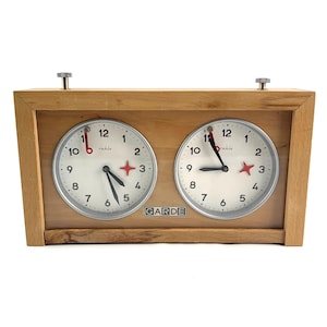 Vintage Ruhla Garde Chess Clock: German Mechanical Timer, 1970s
