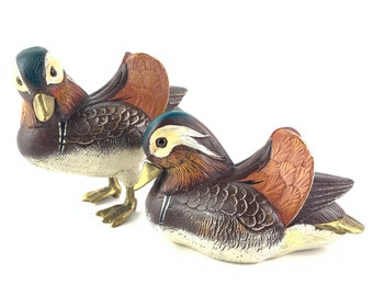 Elli Malevolti Duck Figurine: Hand-carved, Italian Art