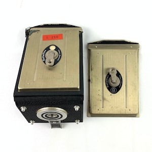 Vintage Rollei Cut Film Plate Adapter Back: Rolleiflex Camera Accessory