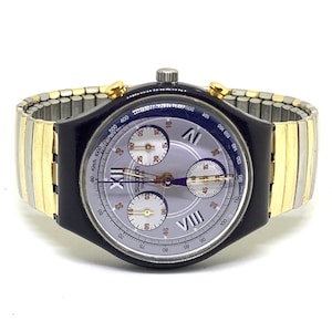 Zabytkowy zegarek Swatch Chronograph: Wyprodukowano w Szwajcarii w Alabamie, 1992