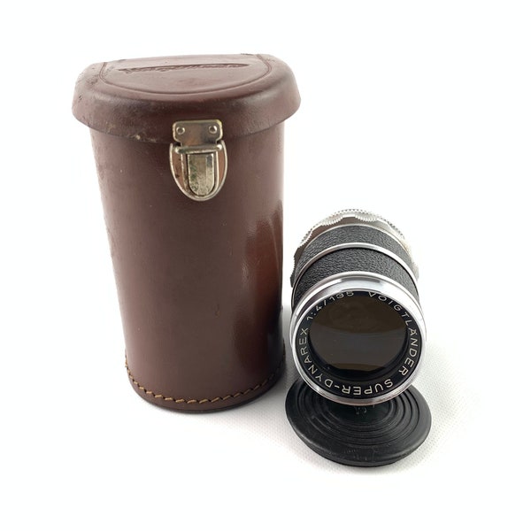 Vintage lens, Voigtlander Super-Dynarex 4/135mm, German lens, DKL mount, Camera accessories, Visual arts, Photography, Camera lenses