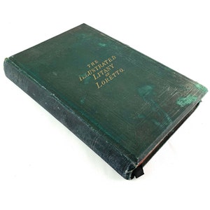 Antique Illustrated Litany of Loretto Book, 1878, Irish Religious Text