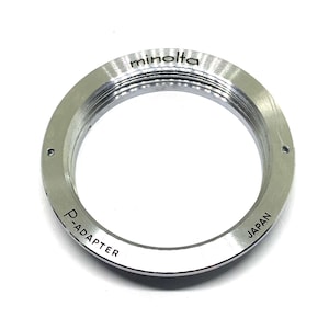 Vintage Minolta P-Adapter: M42 Lens to MD Mount, Made in Japan