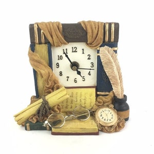 Vintage Leonardo Collection Tischuhr: 1980er Curiosity Decor
