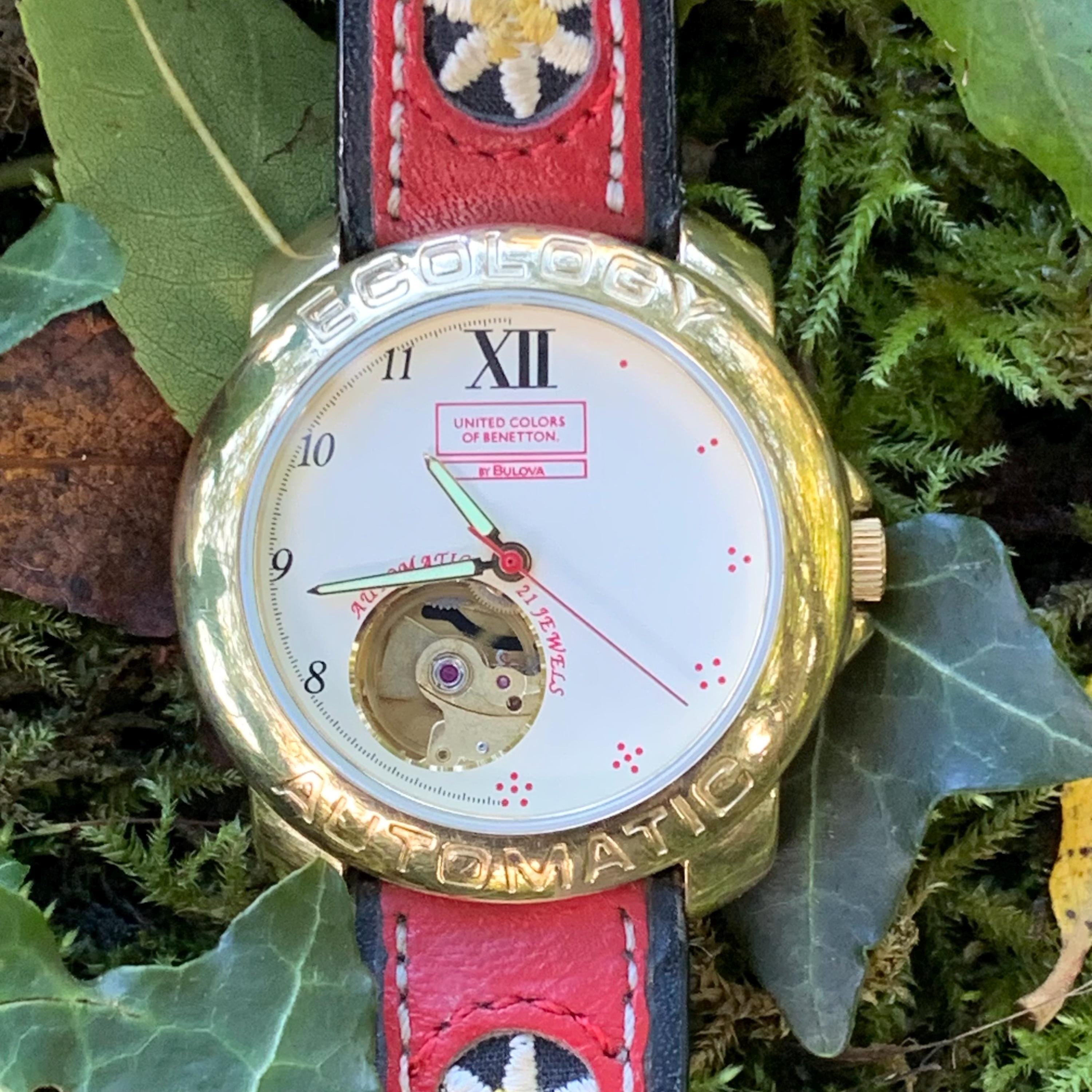 Vintage United Colors of Benetton by Bulova Watch: Ecology