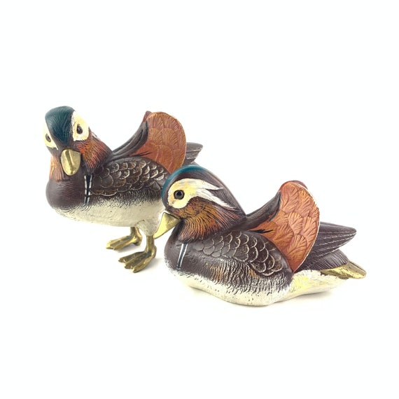 Vintage Malevolti Duck Figurines: Italian Hand-carved Art - Etsy UK