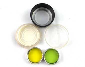 Juego de filtros vintage Lifa Heliopan de 30 mm (fabricado en Alemania)