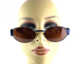 Sergio Tacchini ST 1005 Gold Round Sunglasses Frames Italy  display picture 3