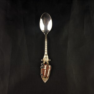 Silver spoon, Sterling silver, Souvenir Spoon, Victoria BC, Canada, Vintage Silverware, Collectables, Memorabilia, Souvenirs