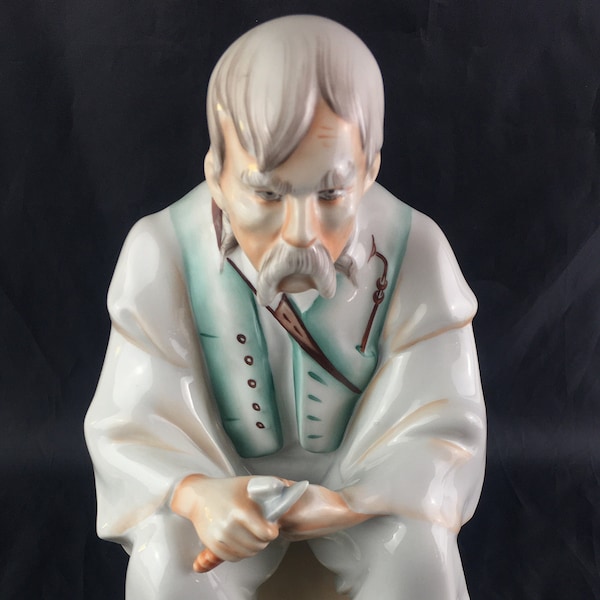 Figura húngara, Zsolnay Pecs, Figura de pastor, Figura Zsolnay, Figura de los años 70, Figura vintage, arte y coleccionables, Escultura,